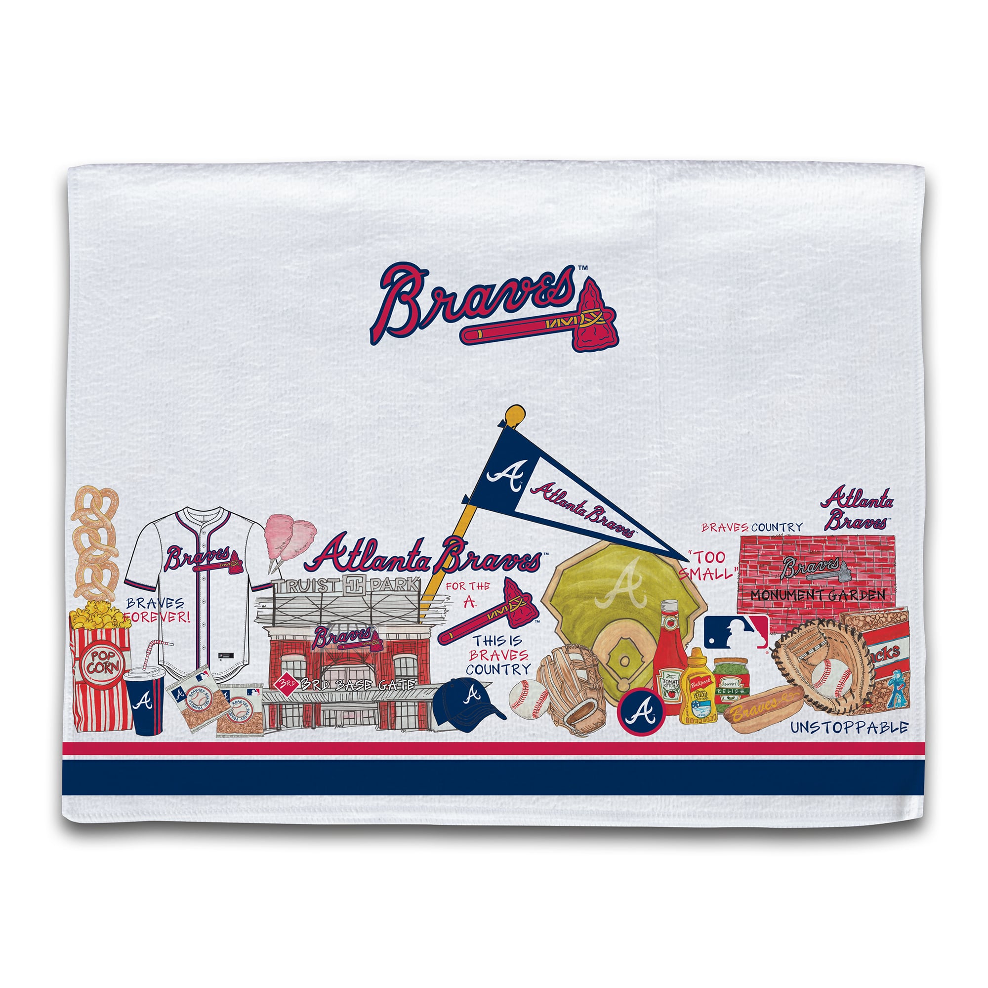 Atlanta Braves Icon Kitchen Towel