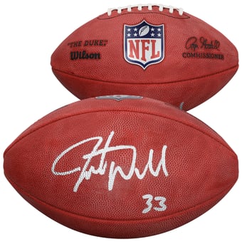 Javonte Williams Dallas Cowboys Autographed Duke Full Color Football