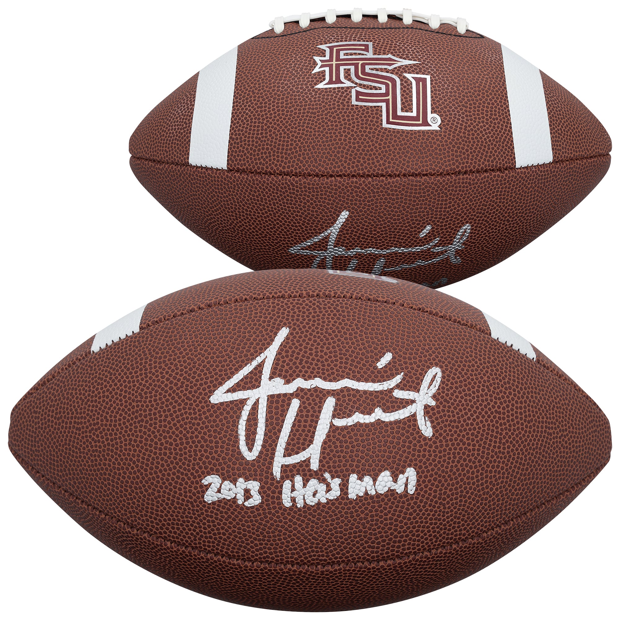 Jameis Winston Florida State Seminoles Autographed Nike Replica Football with "2013 Heisman" Inscription