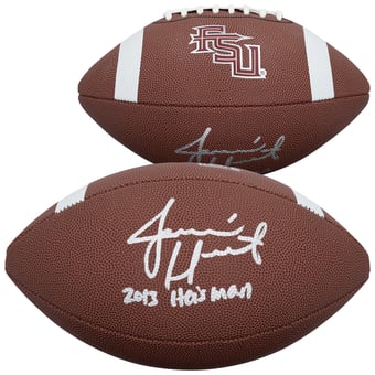 Jameis Winston Florida State Seminoles Autographed Nike Replica Football with "2013 Heisman" Inscription