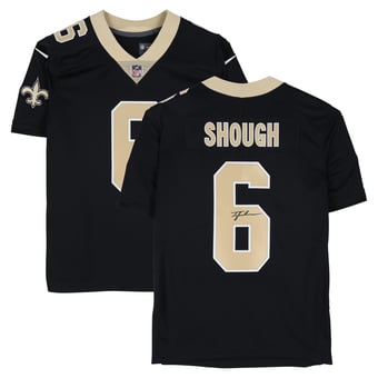 Tyler Shough New Orleans Saints Autographed Black Nike Vapor Untouchable Limited Jersey