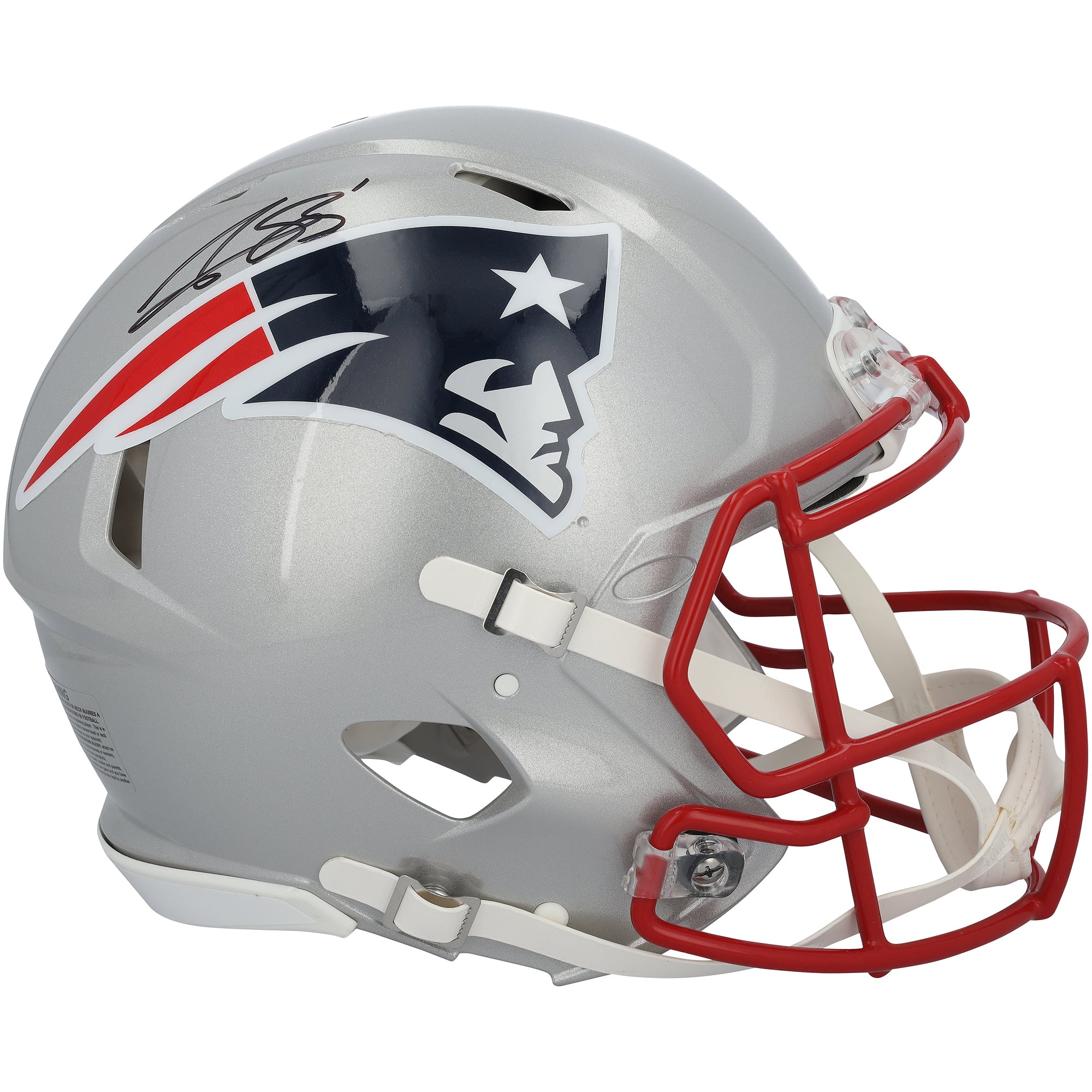 A.J. Brown New England Patriots Autographed Riddell Speed Authentic Helmet
