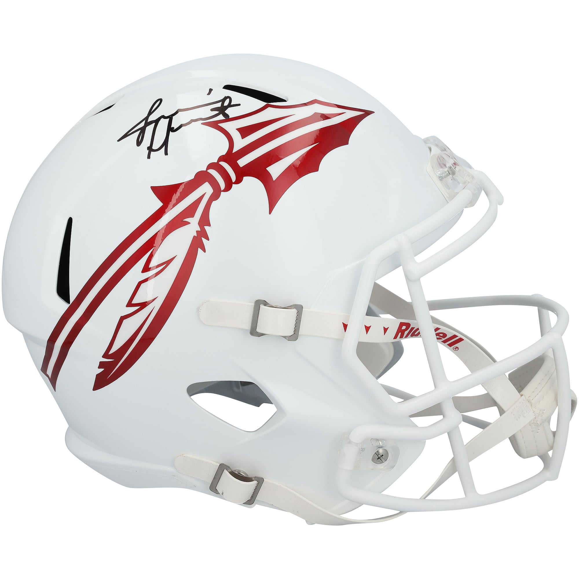 Jameis Winston Florida State Seminoles Autographed Riddell White Speed Replica Helmet