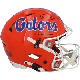 Tim Tebow Florida Gators Autographed Riddell Speed Flex Authentic Helmet with "07 Heisman" Inscription