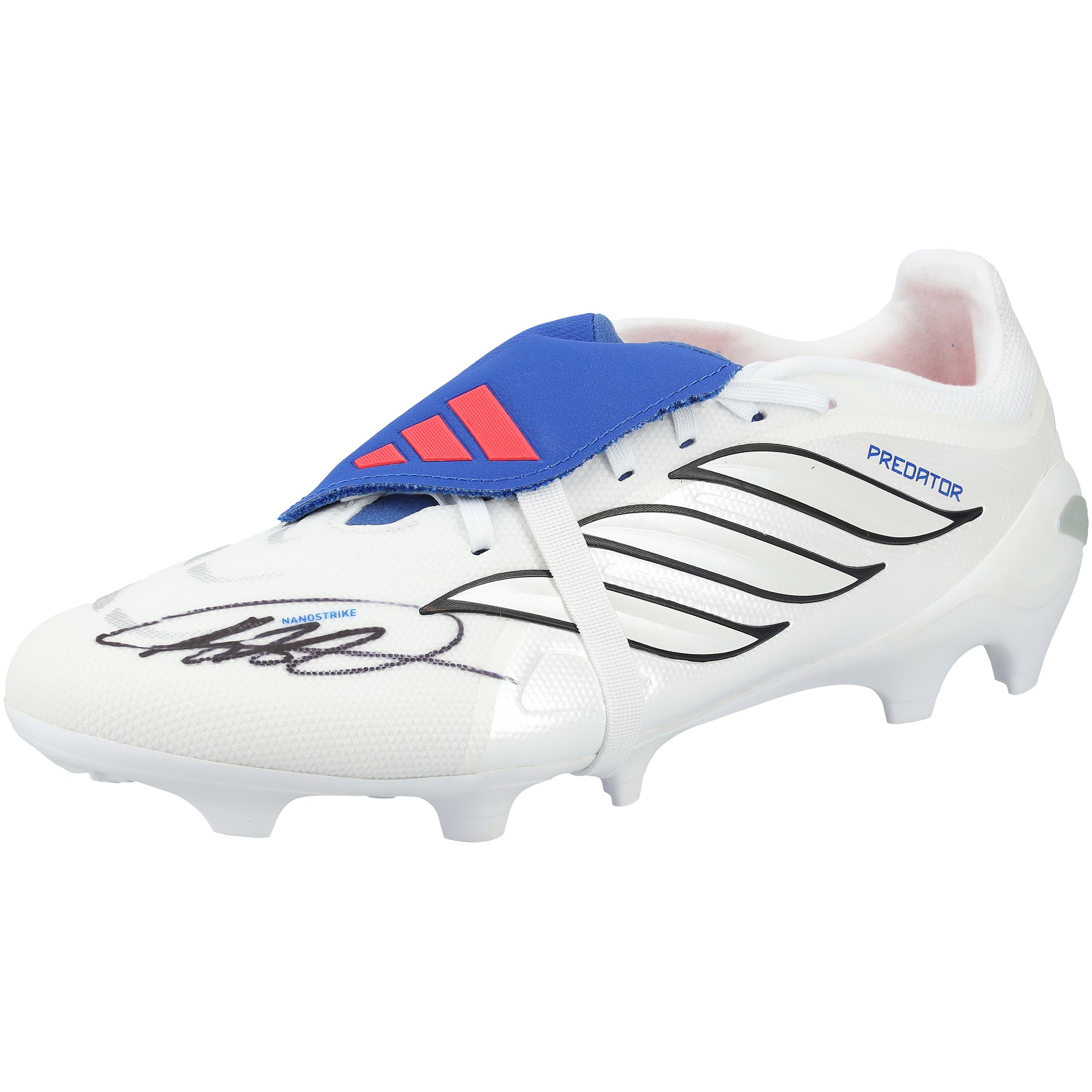 Kaká Brazil National Team Autographed adidas White/Blue/Red Predator Cleat