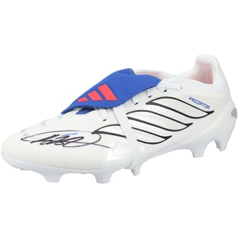 Kaká Brazil National Team Autographed adidas White/Blue/Red Predator Cleat