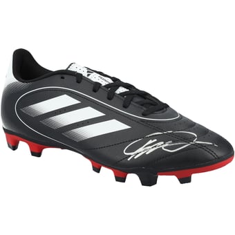 Kaká Brazil National Team Autographed adidas Goletto IX Black/White/Scarlett Cleat