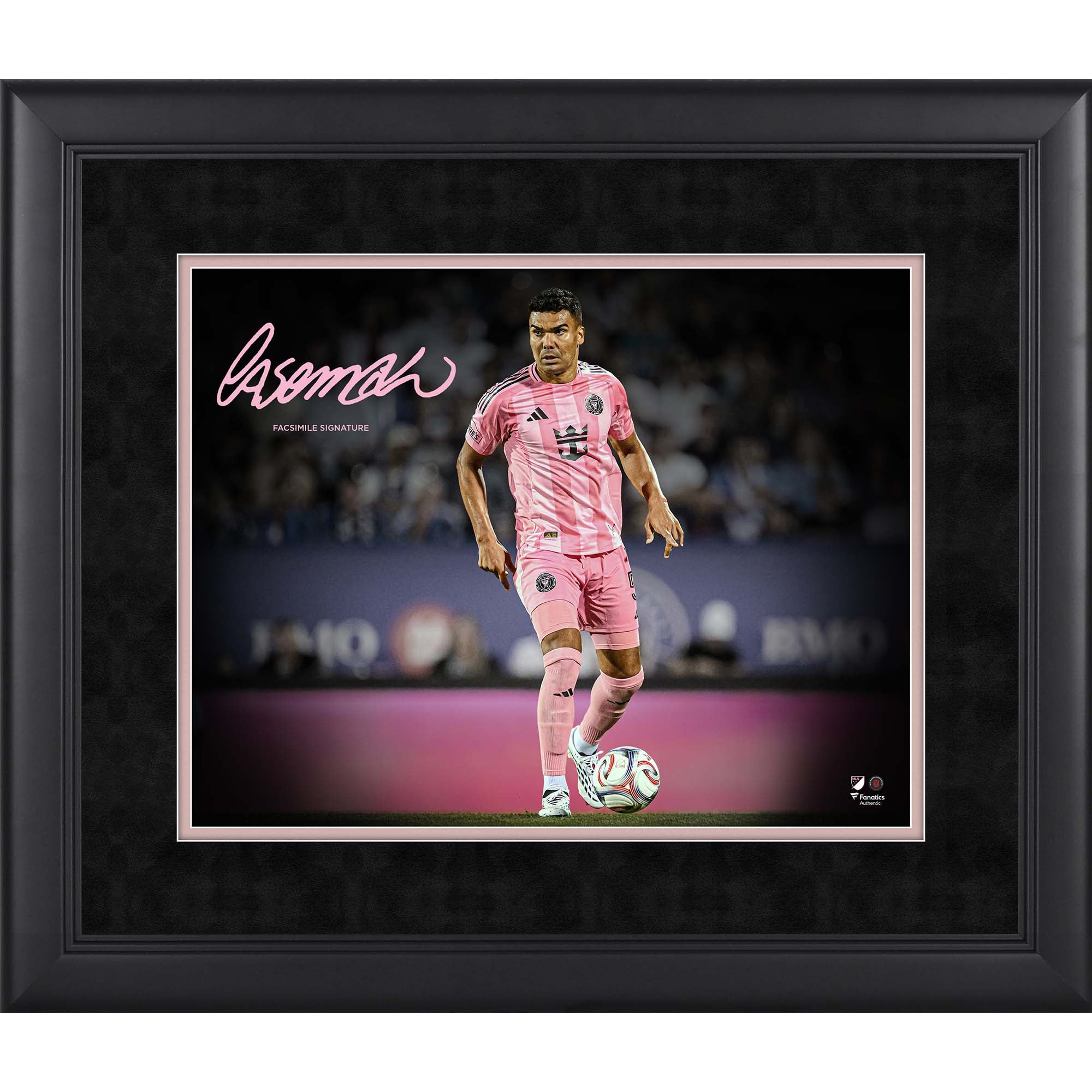 Carlos Casemiro Inter Miami CF Facsimile Signature Framed 11" x 14" Spotlight Photograph