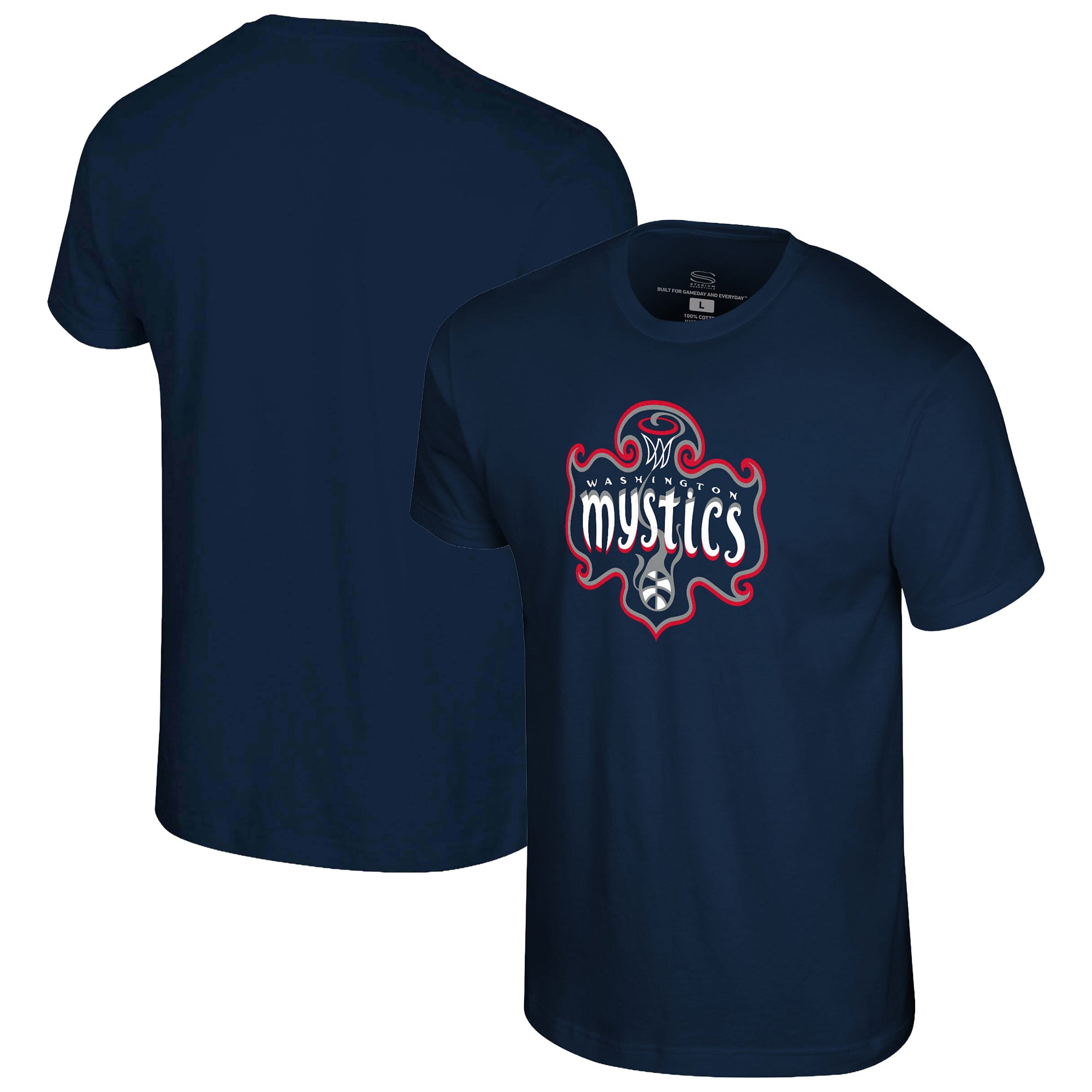 Unisex Stadium Essentials Navy Washington Mystics Origins Color Logo T-Shirt