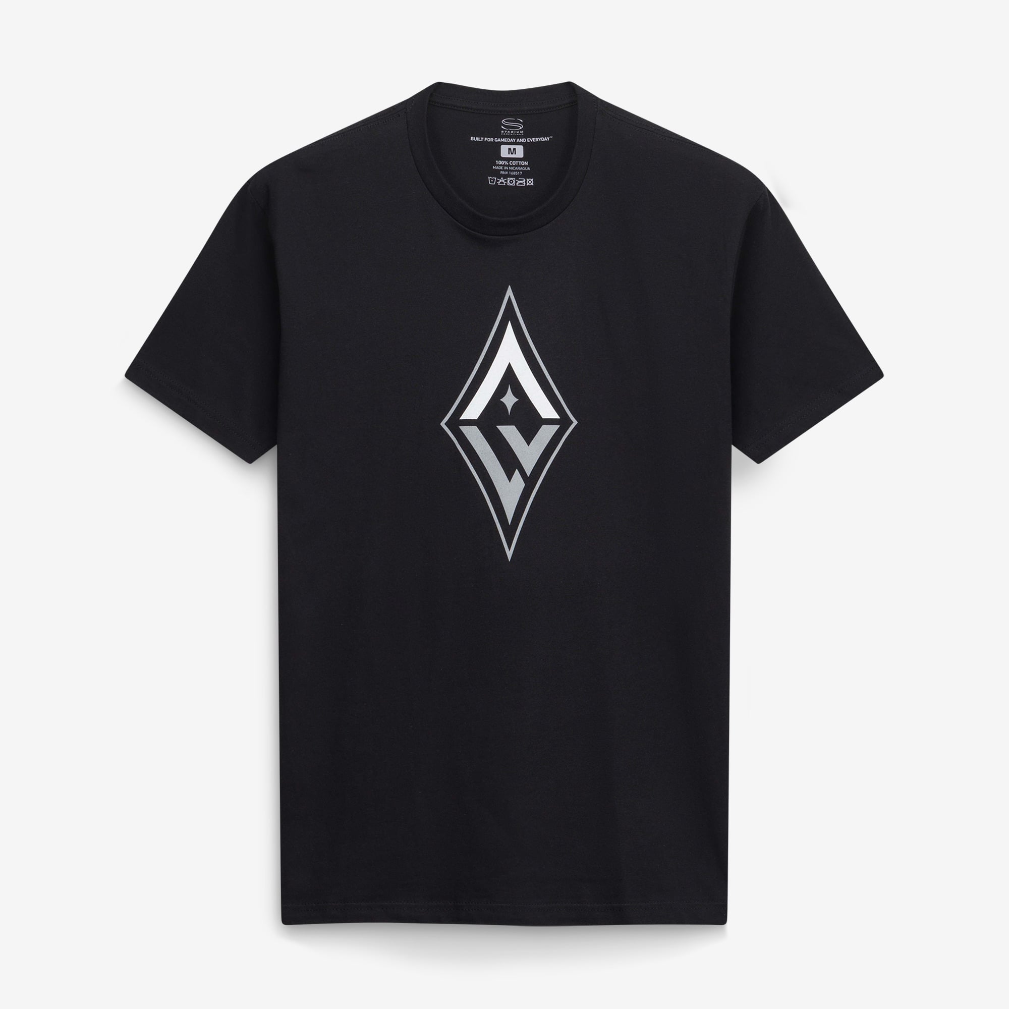 Unisex Stadium Essentials Black Las Vegas Aces Origins Color Logo T-Shirt