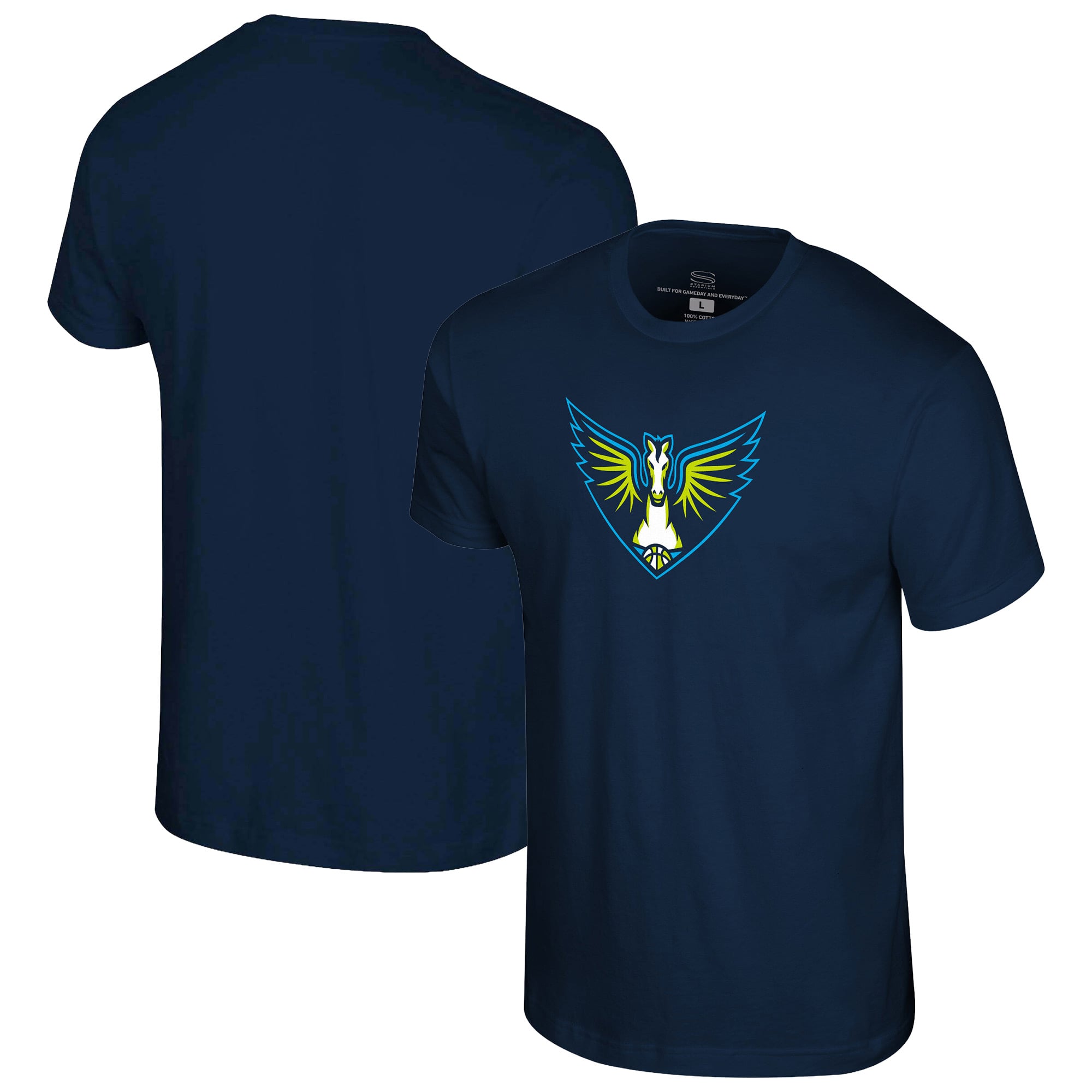 Unisex Stadium Essentials Navy Dallas Wings Origins Color Logo T-Shirt