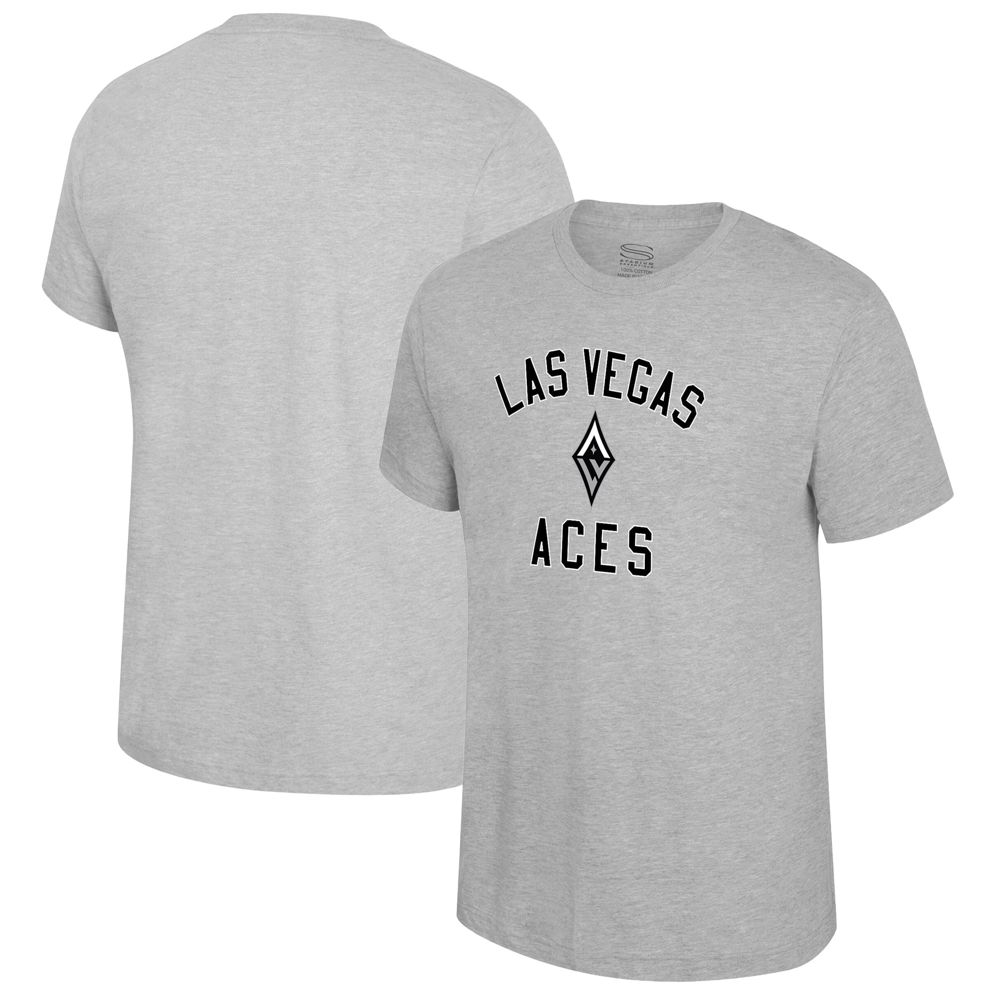 Unisex Stadium Essentials Heather Gray Las Vegas Aces Athletic Soul T-Shirt