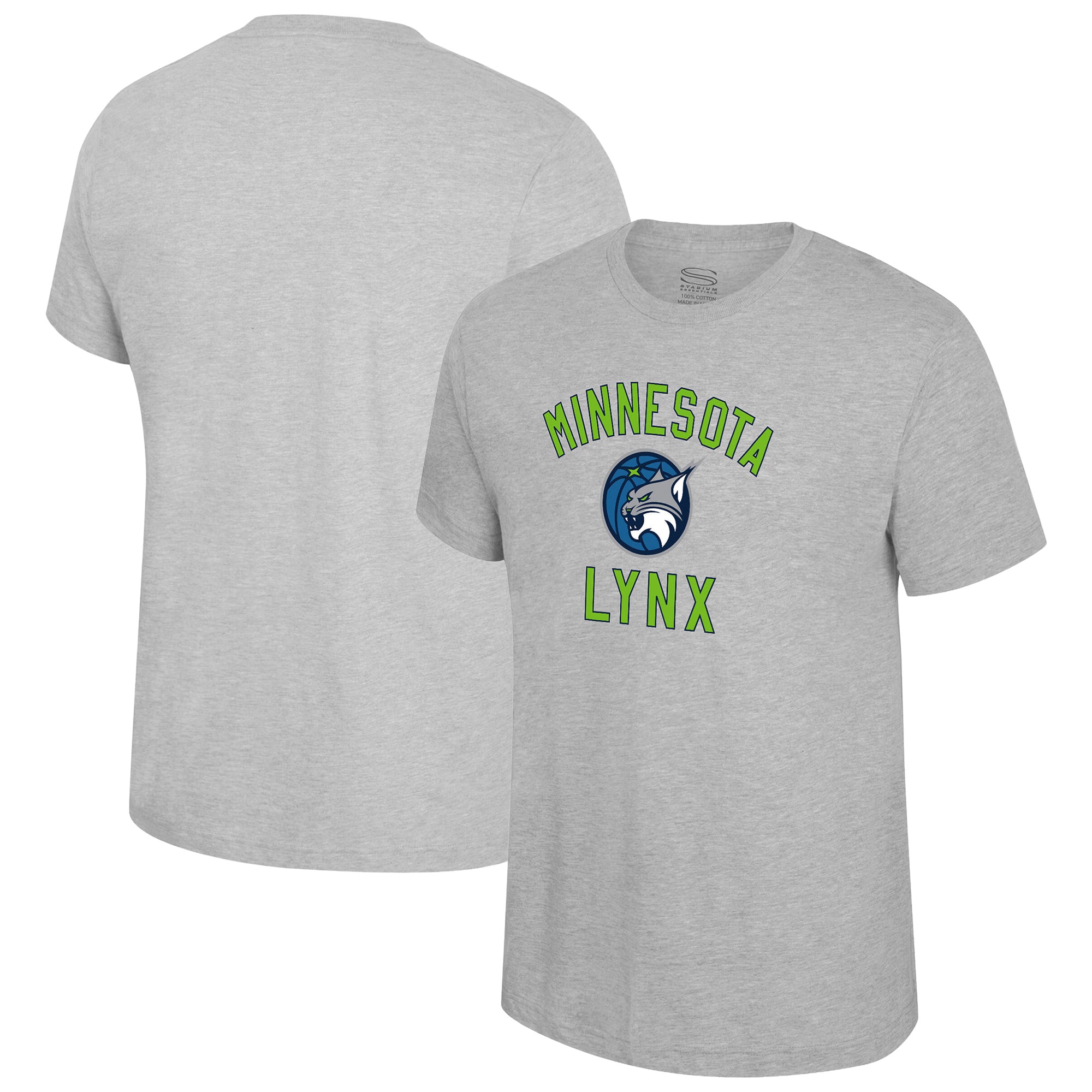 Unisex Stadium Essentials Heather Gray Minnesota Lynx Athletic Soul T-Shirt