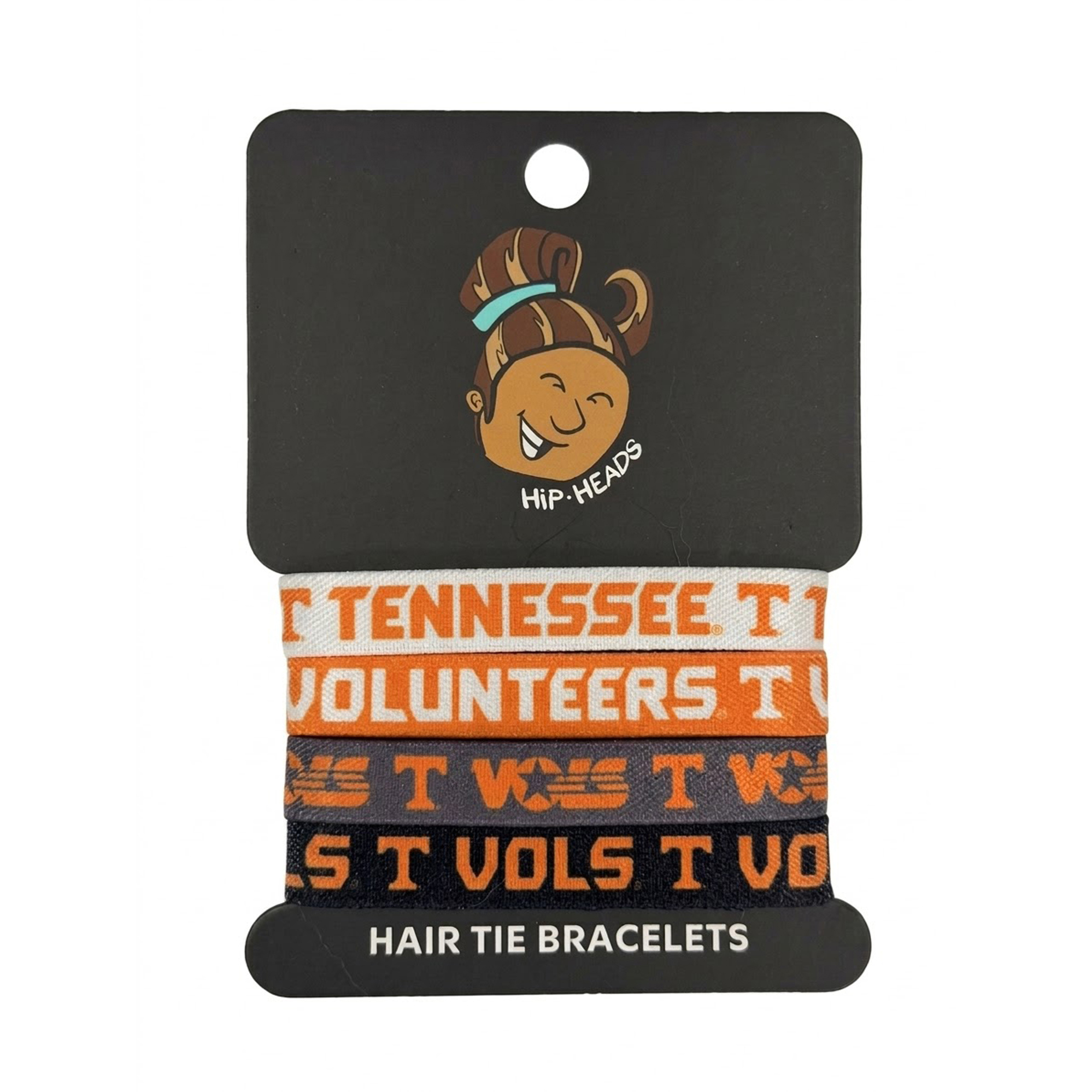 Hip Heads  Tennessee Volunteers Four-Pack of Hair Tie Bracelets