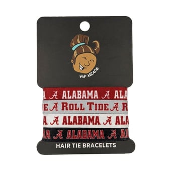 Hip Heads  Alabama Crimson Tide Four-Pack of Hair Tie Bracelets