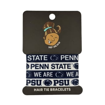 Hip Heads  Penn State Nittany Lions Four-Pack of Hair Tie Bracelets