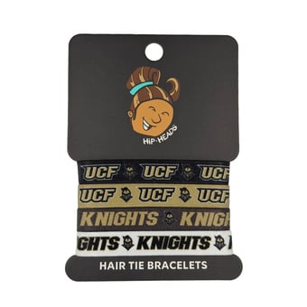 Hip Heads  UCF Knights Four-Pack of Hair Tie Bracelets