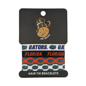 Hip Heads  Florida Gators Four-Pack of Hair Tie Bracelets