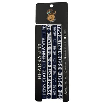 Hip Heads  Penn State Nittany Lions Four-Pack of Thin Headbands
