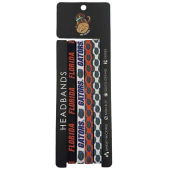 Hip Heads  Florida Gators Four-Pack of Thin Headbands
