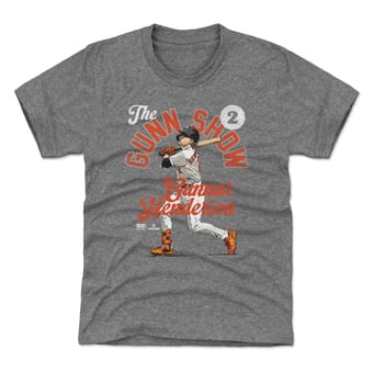 Youth 500 Level Gunnar Henderson Gray The Gunn Show Arc T-Shirt