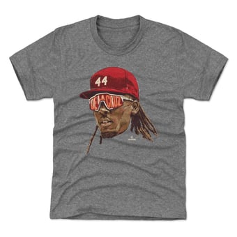 Youth 500 Level Elly De La Cruz Gray Sunglasses T-Shirt