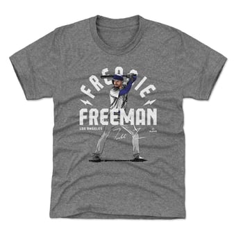 Youth 500 Level Freddie Freeman Gray Arc T-Shirt
