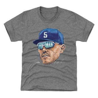 Youth 500 Level Freddie Freeman Gray Sunglasses T-Shirt