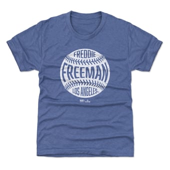 Youth 500 Level Freddie Freeman Royal Vintage Baseball T-Shirt