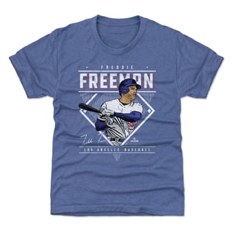 Youth 500 Level Freddie Freeman Royal Vintage T-Shirt
