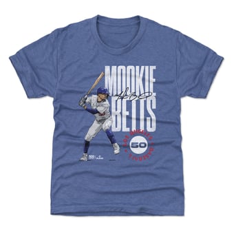 Youth 500 Level Mookie Betts Royal Stamp T-Shirt