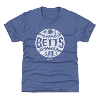 Youth 500 Level Mookie Betts Royal Vintage Baseball T-Shirt
