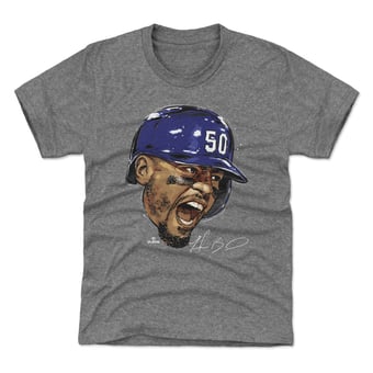 Youth 500 Level Mookie Betts Gray Scream T-Shirt