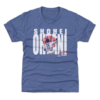 Youth 500 Level Shohei Ohtani Royal Bold Name T-Shirt