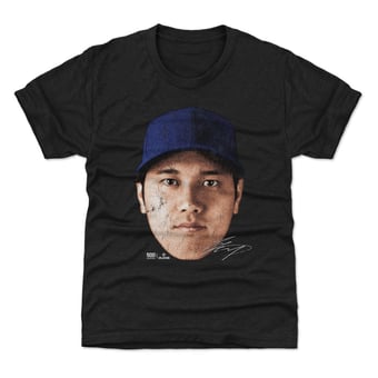 Youth 500 Level Shohei Ohtani Black Vintage T-Shirt