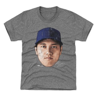 Youth 500 Level Shohei Ohtani Gray Vintage T-Shirt