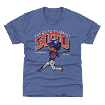 Youth 500 Level Juan Soto Royal Cartoon T-Shirt