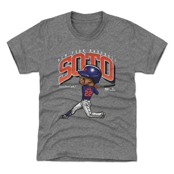 Youth 500 Level Juan Soto Gray Cartoon T-Shirt