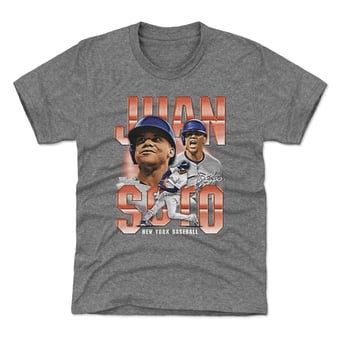 Youth 500 Level Juan Soto Gray Vintage T-Shirt