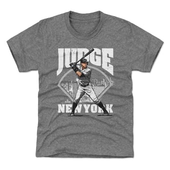 Youth 500 Level Aaron Judge Gray Field T-Shirt