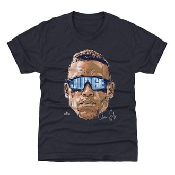 Youth 500 Level Aaron Judge Navy Sunglasses T-Shirt