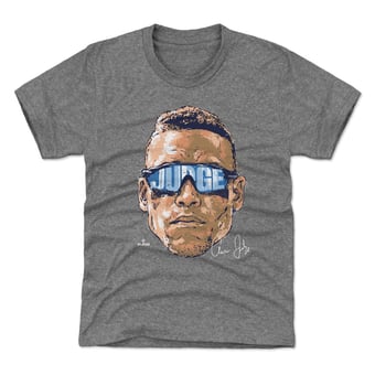 Youth 500 Level Aaron Judge Gray Sunglasses T-Shirt