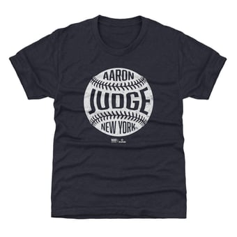 Youth 500 Level Aaron Judge Navy Vintage Baseball T-Shirt
