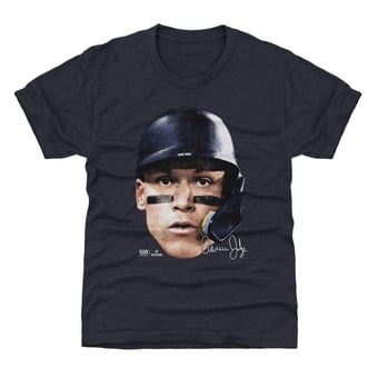 Youth 500 Level Aaron Judge Navy Vintage T-Shirt