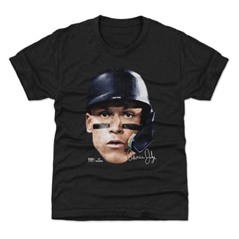 Youth 500 Level Aaron Judge Black Vintage T-Shirt