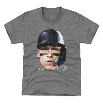 Youth 500 Level Aaron Judge Gray Vintage T-Shirt