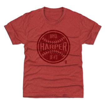Youth 500 Level Bryce Harper Red Ball T-Shirt