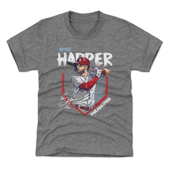 Youth 500 Level Bryce Harper Gray Base T-Shirt