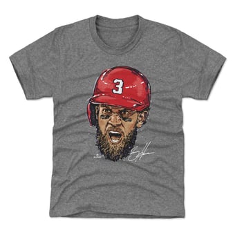 Youth 500 Level Bryce Harper Gray Scream T-Shirt