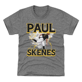 Youth 500 Level Paul Skenes Gray Lightning T-Shirt